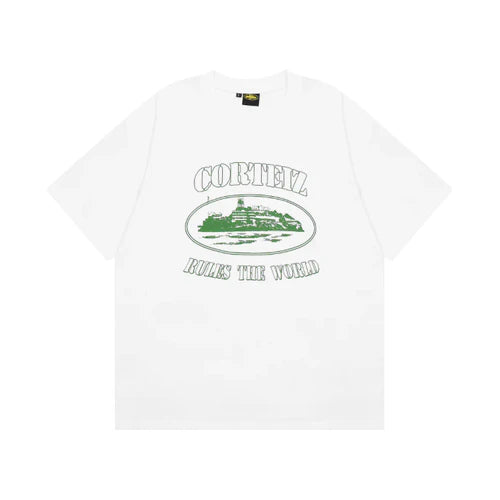 CORTEIZ ALCATRAZ ISLAND TEE GREEN