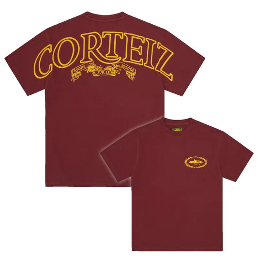 CORTEIZ ROYALE HEAVYWEIGHT TEE (BURGUNDY)